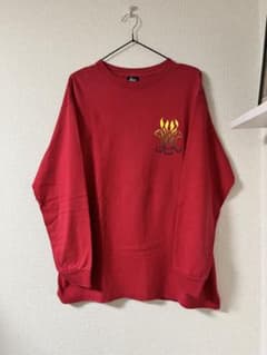 90s old stussy USA製 不良の赤 シングルステッチ ヴィンテージ - メルカリ