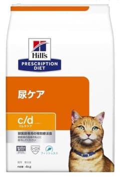 ヒルズ プリスクリプション・ダイエット猫用c/d 尿ケアマルチケア 4キロのサムネイル