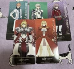 FGO　アニメイトカフェ　かるであ茶房　クリアブックマーク　特典