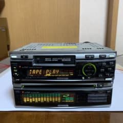 ケンウッド CD カセットレシーバー 当時物 - メルカリ
