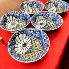 大聖寺伊万里 九谷焼 古九谷 小鉢 5客セット - メルカリ