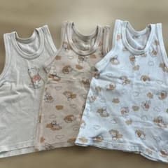 ［値下げ中］くまのプーさん メッシュ タンクトップ 3枚セット 80cmのサムネイル