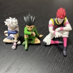 HUNTER×HUNTER すわらせ隊りある ゴン キルア ヒソカ　3体セット
