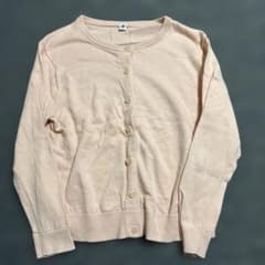 UNIQLO キッズ カーディガン ピンク 120のサムネイル