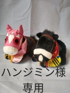 【ハンジミン様専用】ワンダーパヒゥーム　ジェニュイン　ぬいぐるみ　ウマ娘　競馬のサムネイル