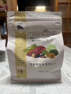 MISHONE 成犬用ドッグフード 1kg 4袋 国産鶏肉＆馬肉 - メルカリ