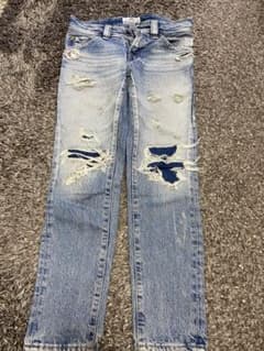 RODEO CROWNS ダメージスキニーデニム 25のサムネイル