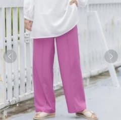 LIPSIM ピンク　パンツ　美品　春夏のサムネイル