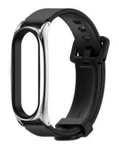 Xiaomi Mi Band 3/4/5/6用 スマートバンド替えベルトブラックのサムネイル