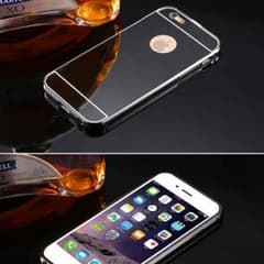 iPhone６ケース♬。.メタルミラーブラックのサムネイル