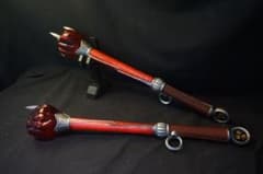 ラスト1 仮面ライダー歌舞鬼　音撃棒・烈翠　1：1プロップスケール 音撃棒・烈翠 | 仮面ライダー図鑑 | 東映