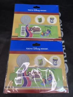 東京ディズニーリゾート　缶デザイン　メモ帳　2つセットのサムネイル