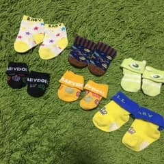 靴下 ベビー 男の子用 babydoll 新生児〜 ６足セットのサムネイル