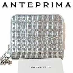 アンテプリマ ANTEPRIMA ラウンド テライオ 二つ折財布 キラキラ 新品 新品】アンテプリマ✨テライオ✨ラウンドファスナー✨二つ折財布