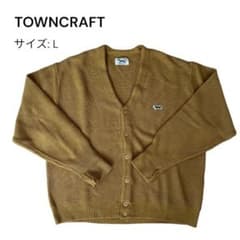 TOWNCRAFT アクリル カーディガン マスタードのサムネイル