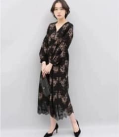 スカラップバルーンスリーブドレスのサムネイル