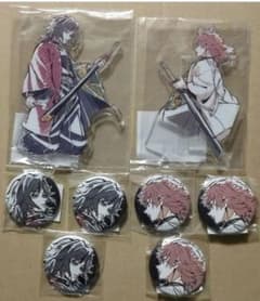 鬼滅の刃 WEBSHOPくじ 義勇 錆兎 アクリルスタンド 缶バッジ セットのサムネイル