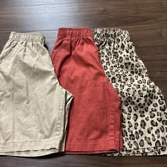 GU ハーフパンツ 3枚セット 150cmのサムネイル