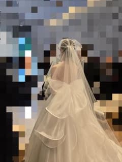 トリートドレッシング　結婚式　ロングベール　お値下げしました！のサムネイル