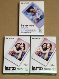FUJIFILM instax mini チェキフィルム 10シート 3個セットのサムネイル