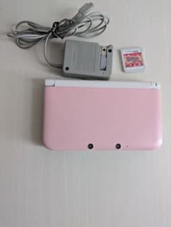 【動作確認済】ニンテンドー3DS LL 本体　ピンク ホワイトのサムネイル