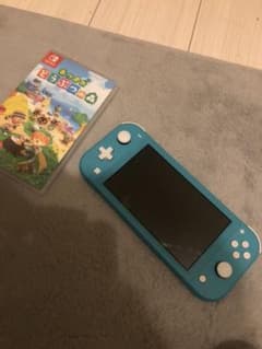 再出品！Nintendo switch lite ターコイズ本体 あつ森セットのサムネイル