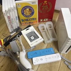 動作確認済　　wii 本体　ソフトセットのサムネイル