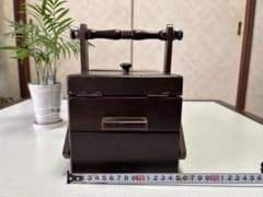 木製 裁縫箱 ソーイングボックス 蛇腹式 収納箱のサムネイル