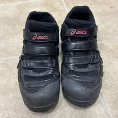 ASICS 黒 ベルクロ式安全靴 26cmのサムネイル