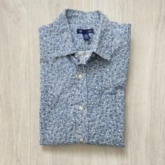 ギャップ　シャツ　花柄　ブルーのサムネイル