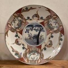 伊万里焼大皿（骨董） 古伊万里焼 大皿 陶器 骨董皿 - メルカリ