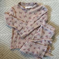 ZARA 花柄リブセットアップのサムネイル