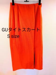 GU ジーユー/ストレッチタイトスカート スリット入り 裏地ありのサムネイル