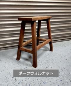 スクエア椅子 スツール 花台 ハンドメイド 座面高45cm - メルカリ