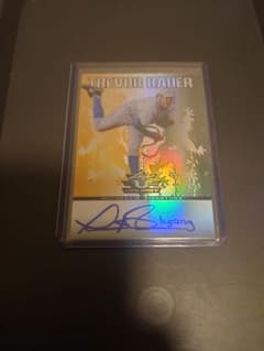 RC Trevor Bauer autographed on card