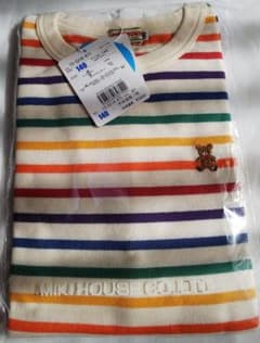 MIKI HOUSE 長袖カットソー サイズ140 新品未使用 ロンTのサムネイル