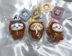 치이카와 벌새 토끼 베이비 카스텔라 마스코트 3종 세트