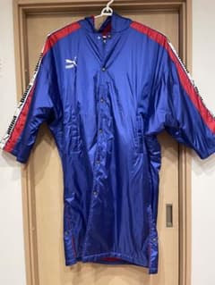 PUMA 青　90's ヴィンテージ　ベンチコートのサムネイル