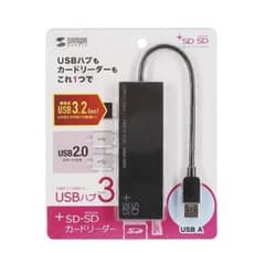 USB3.2+2.0コンボハブ　カードリーダーのサムネイル