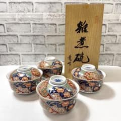 龍峰窯 祥楽雑煮碗 4客 蓋付き 三洋陶器 - メルカリ