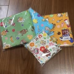 参古織大判ハンカチ３枚セットおまけ付きのサムネイル