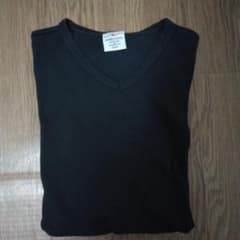 AVIREX U.S.A. Vネック Tシャツ ブラック Sのサムネイル