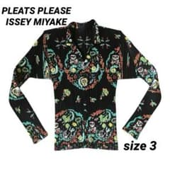 PLEATS PLEASE ISSEY MIYAKE◆初期名作 長袖ブラウス希少