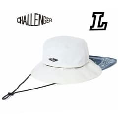 L CHALLENGER BANDANA BEACH HAT NATURAL - メルカリ