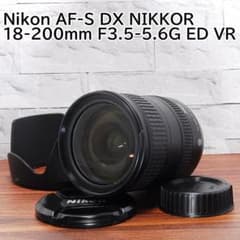 Nikon AF-S DX 18-200mm ED VR 遠近両用万能レンズ - メルカリ