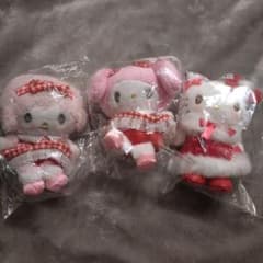 マイメロディ・マイスイートピアノ・ハローキティ ぬいぐるみセットのサムネイル
