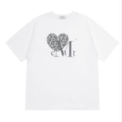 MÜCENT 半袖 Tシャツ ホワイト レオパード柄のサムネイル