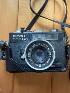 ジャンク品】RICOH 500 GX フィルムカメラ当時物フィルム入現状渡し