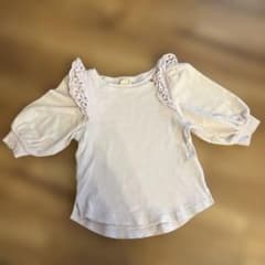 レース付きバルーンスリーブTシャツのサムネイル