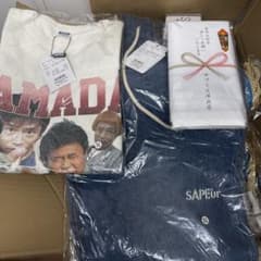 SAPEur 浜田雅功Tシャツ＆デニム スケート パンツ 両サイズXL タオル 